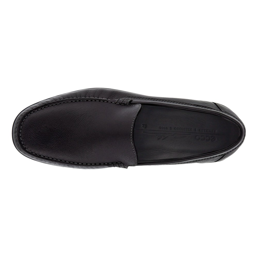 ECCO Mens Moccasins Black - S Lite Moc - ADI-038279